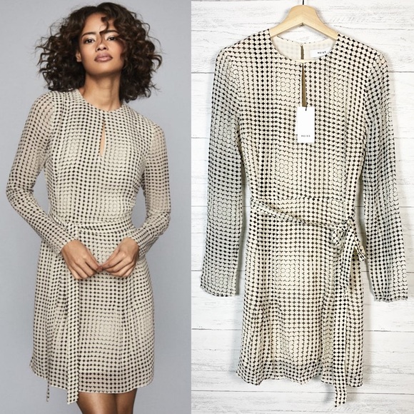 Reiss Dresses Nwt Elissa Printed Mini Dress 6 Poshmark 